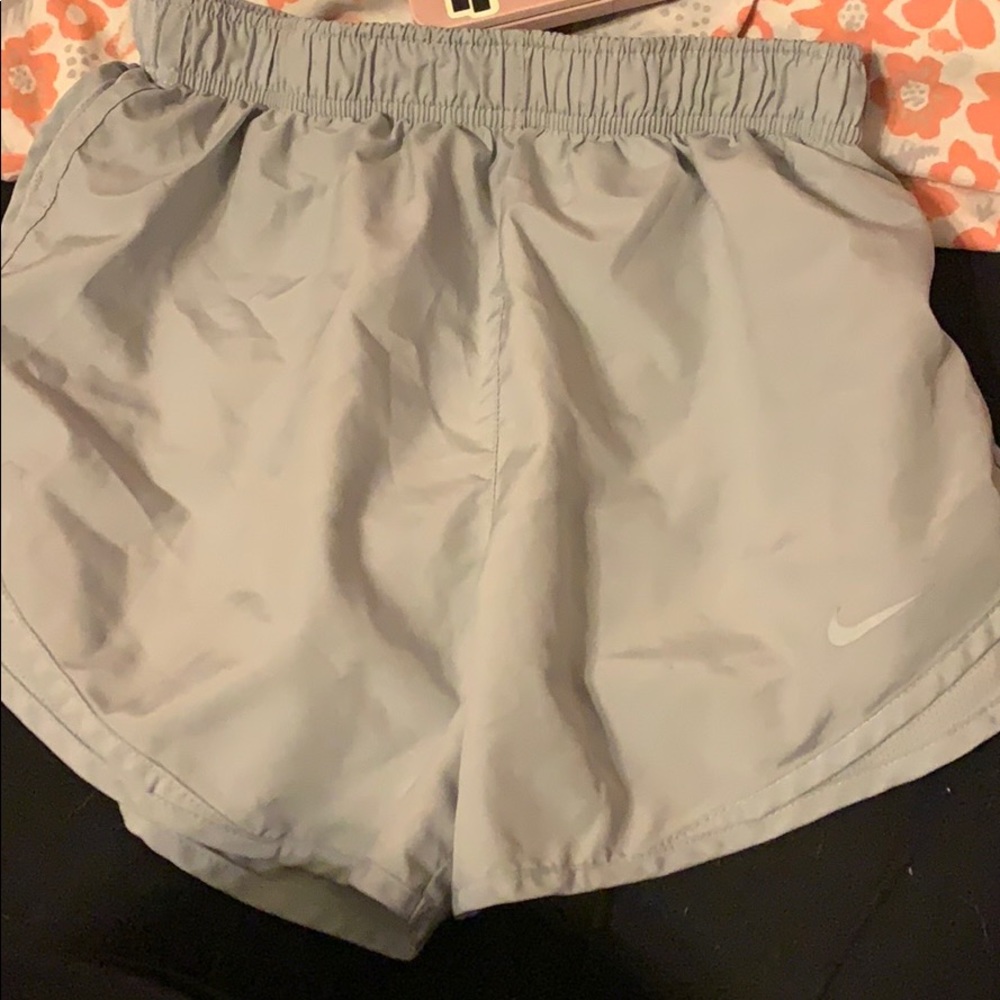 Gray Nike shorts
